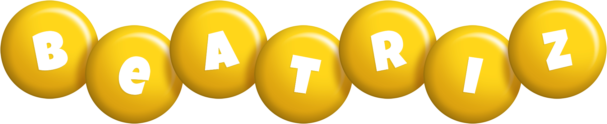Beatriz candy-yellow logo