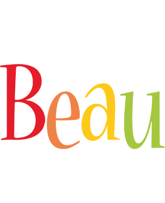 Beau birthday logo