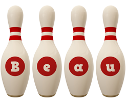 Beau bowling-pin logo