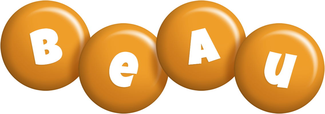 Beau candy-orange logo
