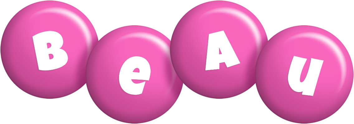 Beau candy-pink logo