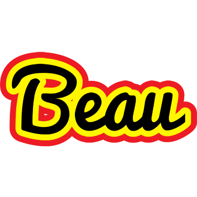 Beau flaming logo