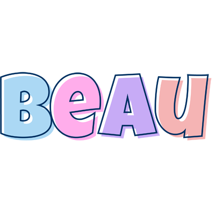 Beau pastel logo
