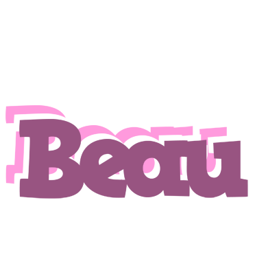Beau relaxing logo