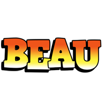 Beau sunset logo