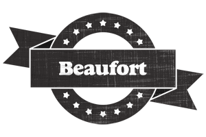 Beaufort grunge logo