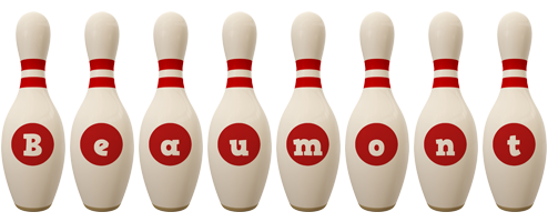 Beaumont bowling-pin logo