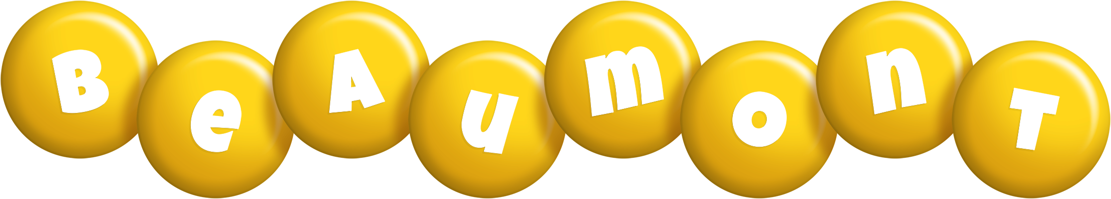 Beaumont candy-yellow logo