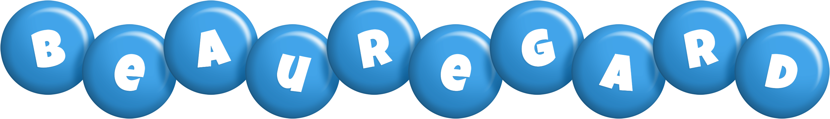Beauregard candy-blue logo