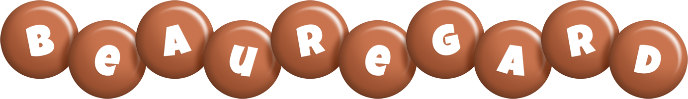 Beauregard candy-brown logo