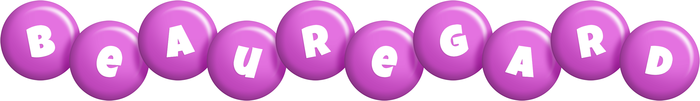 Beauregard candy-purple logo