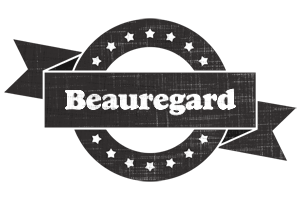 Beauregard grunge logo