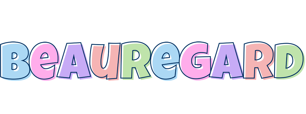 Beauregard pastel logo