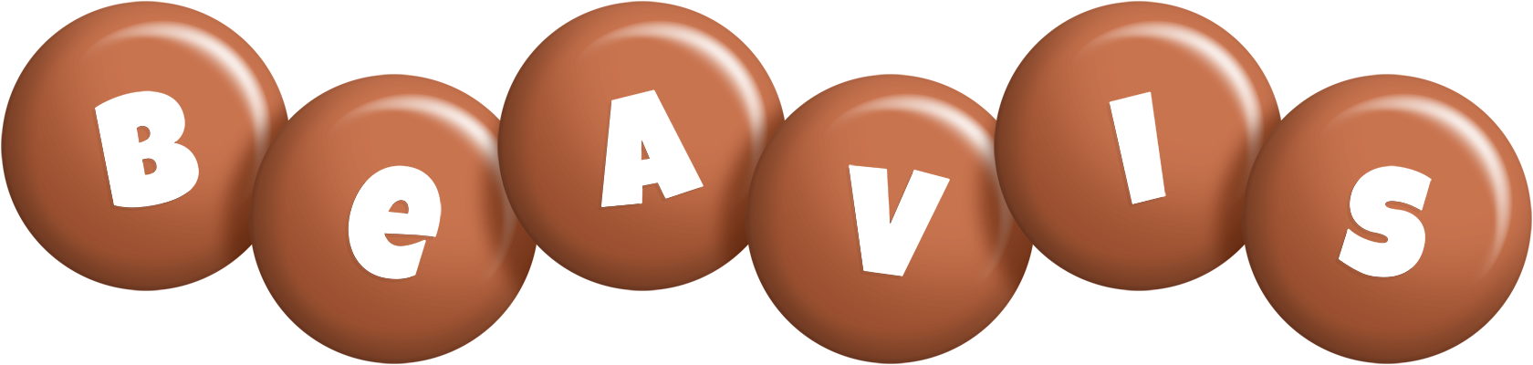 Beavis candy-brown logo