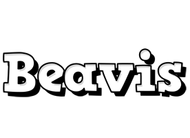 Beavis snowing logo