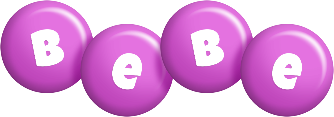Bebe candy-purple logo