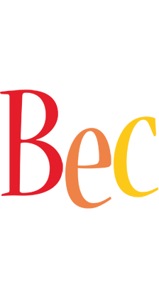 Bec birthday logo
