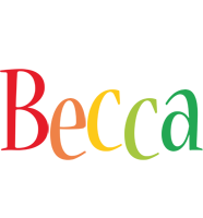 Becca birthday logo