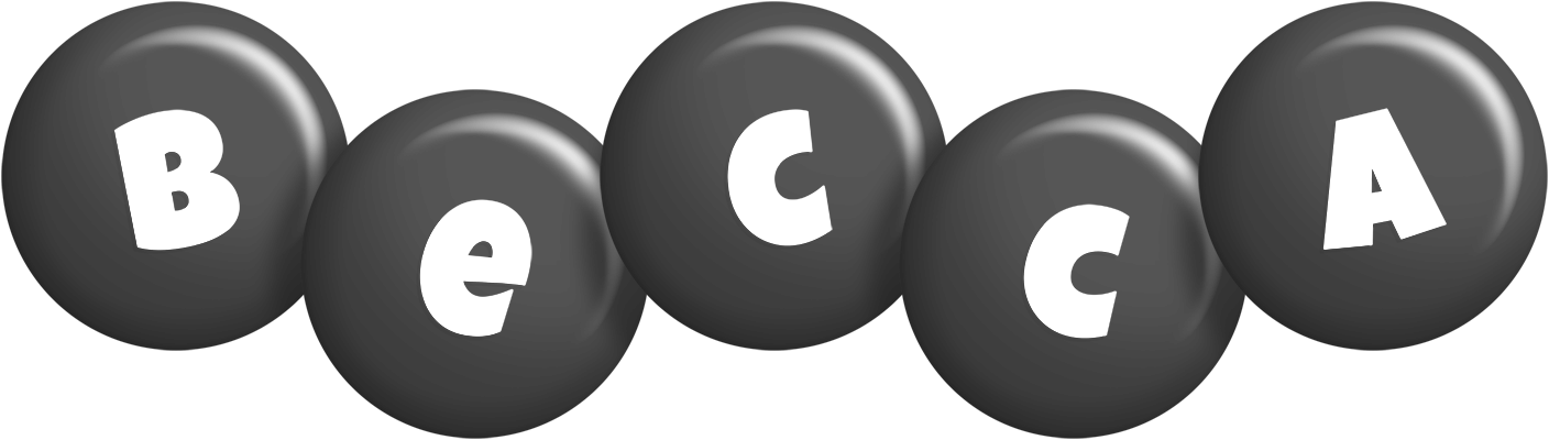 Becca candy-black logo