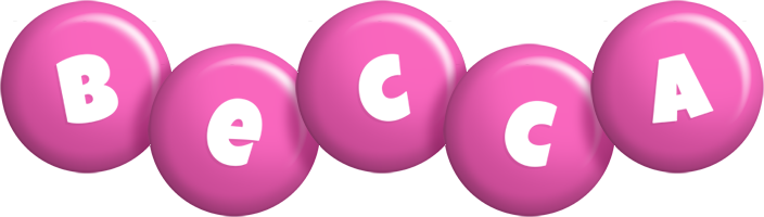 Becca candy-pink logo