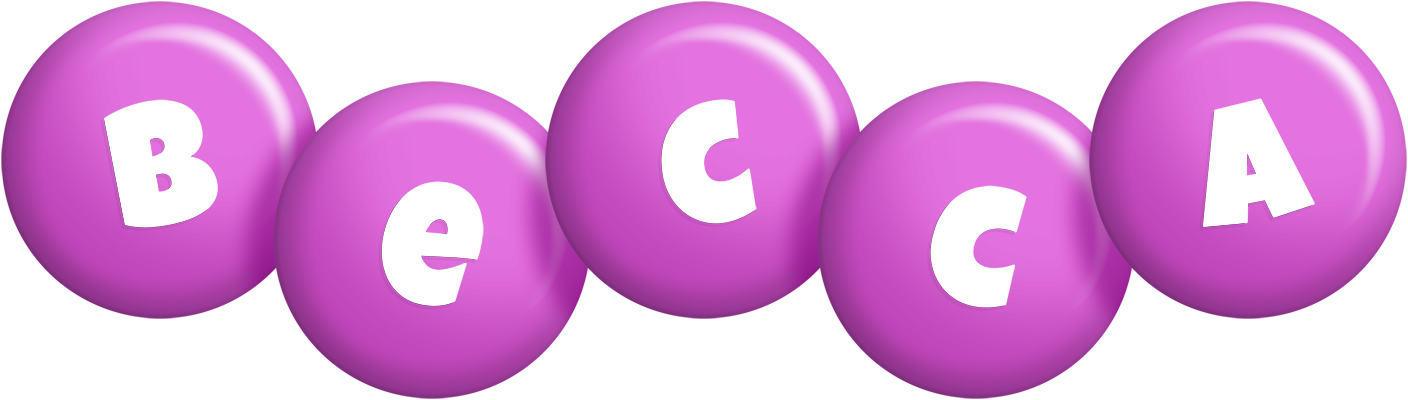 Becca candy-purple logo