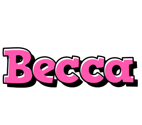 Becca girlish logo