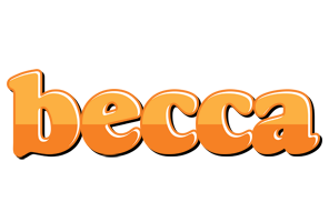 Becca orange logo