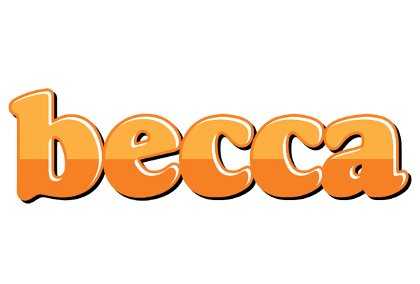 Becca orange logo