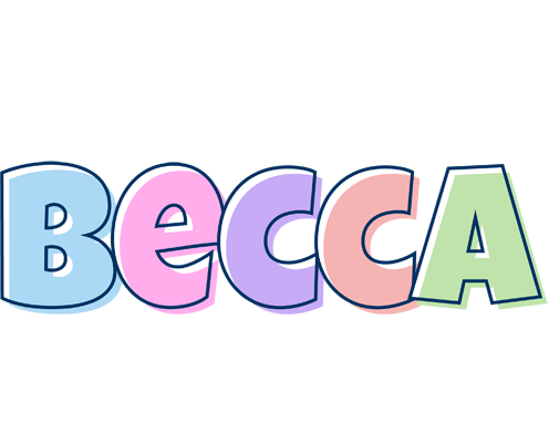 Becca pastel logo