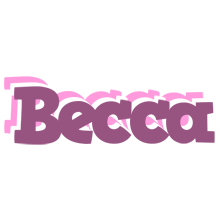 Becca relaxing logo