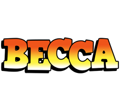 Becca sunset logo