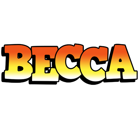 Becca sunset logo