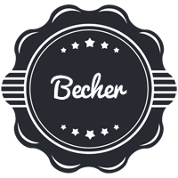 Becher badge logo