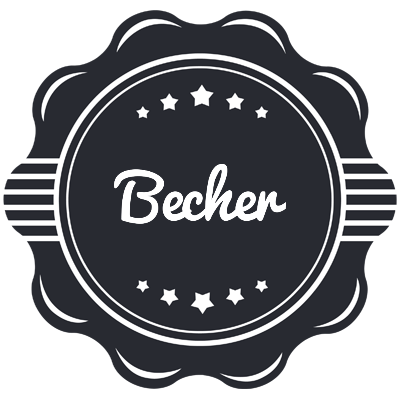 Becher badge logo
