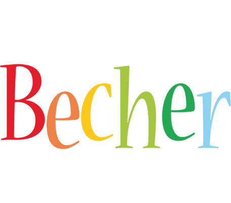 Becher birthday logo