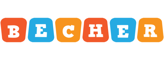 Becher comics logo