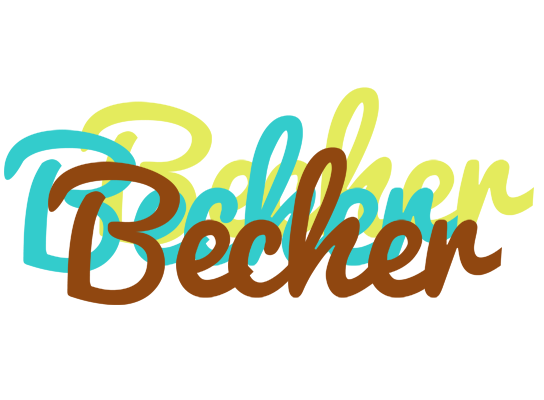Becher cupcake logo
