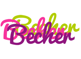 Becher flowers logo