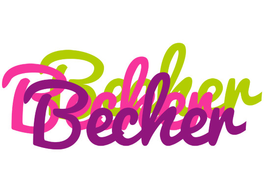 Becher flowers logo