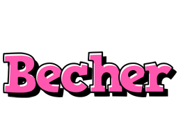 Becher girlish logo