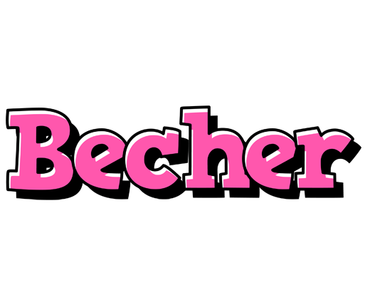 Becher girlish logo