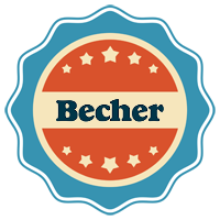 Becher labels logo