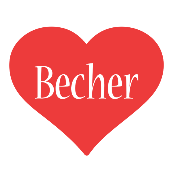 Becher love logo