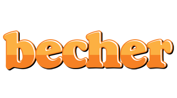 Becher orange logo