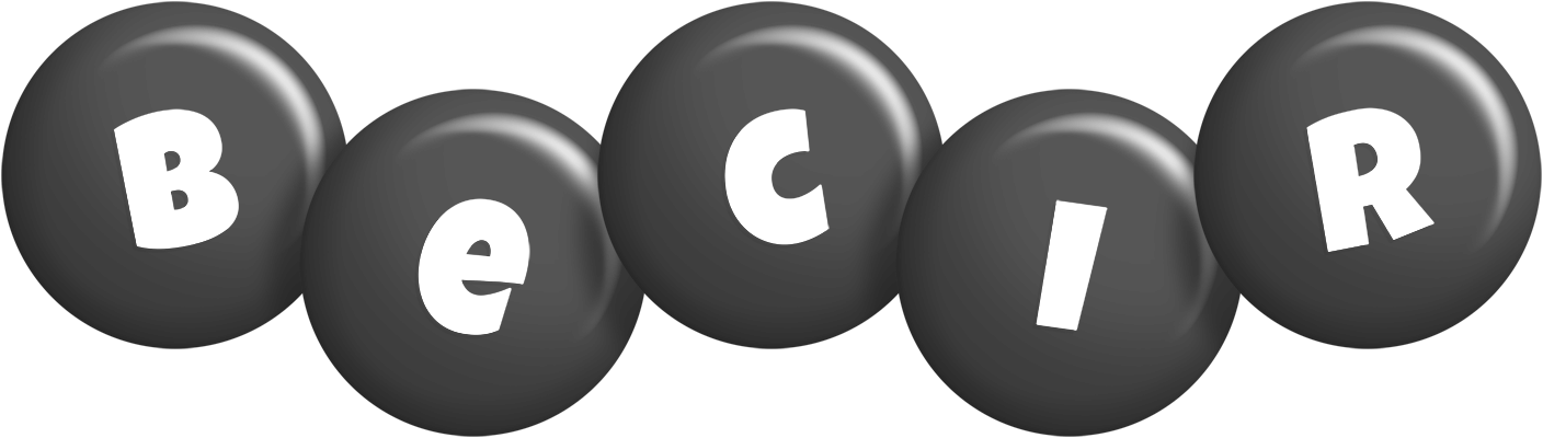 Becir candy-black logo