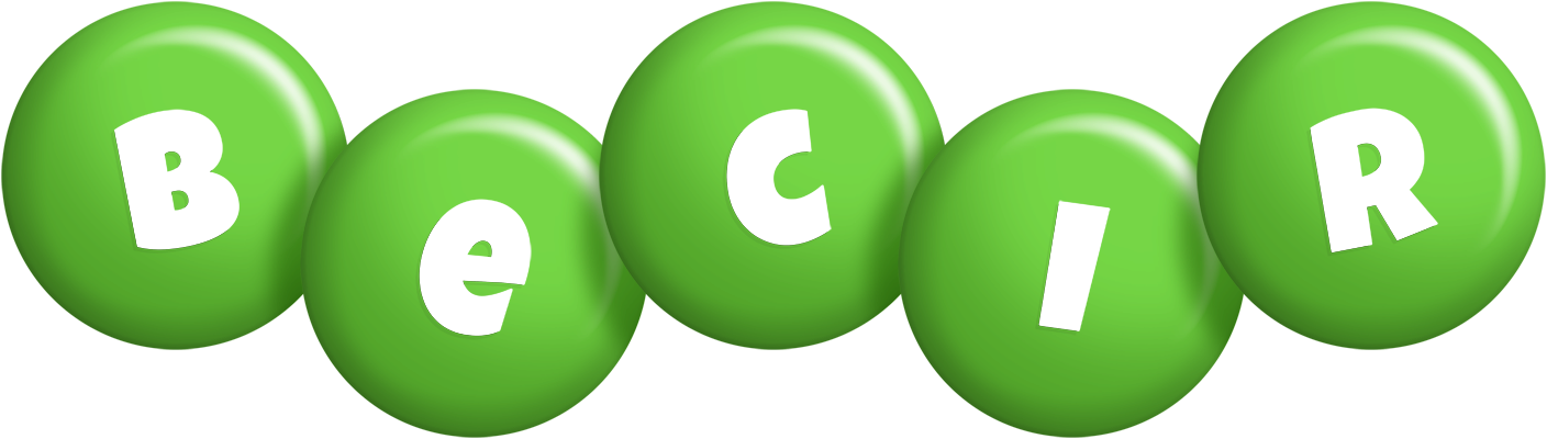 Becir candy-green logo