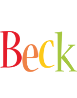 Beck birthday logo