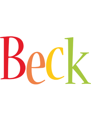 Beck birthday logo