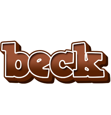 Beck brownie logo