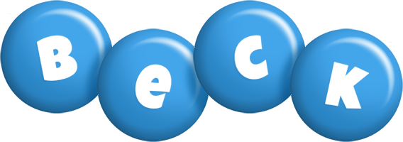 Beck candy-blue logo